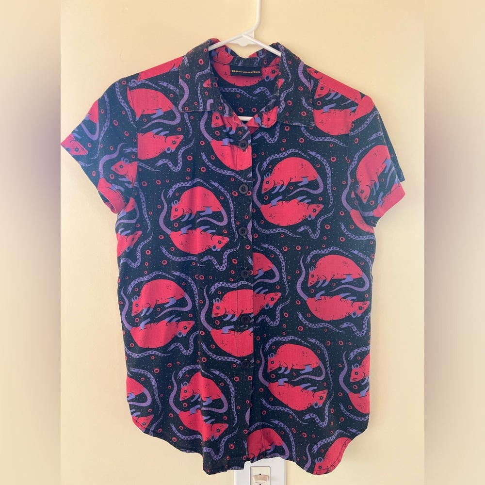 Nooworks rat shirt (Joyce) - women’s small